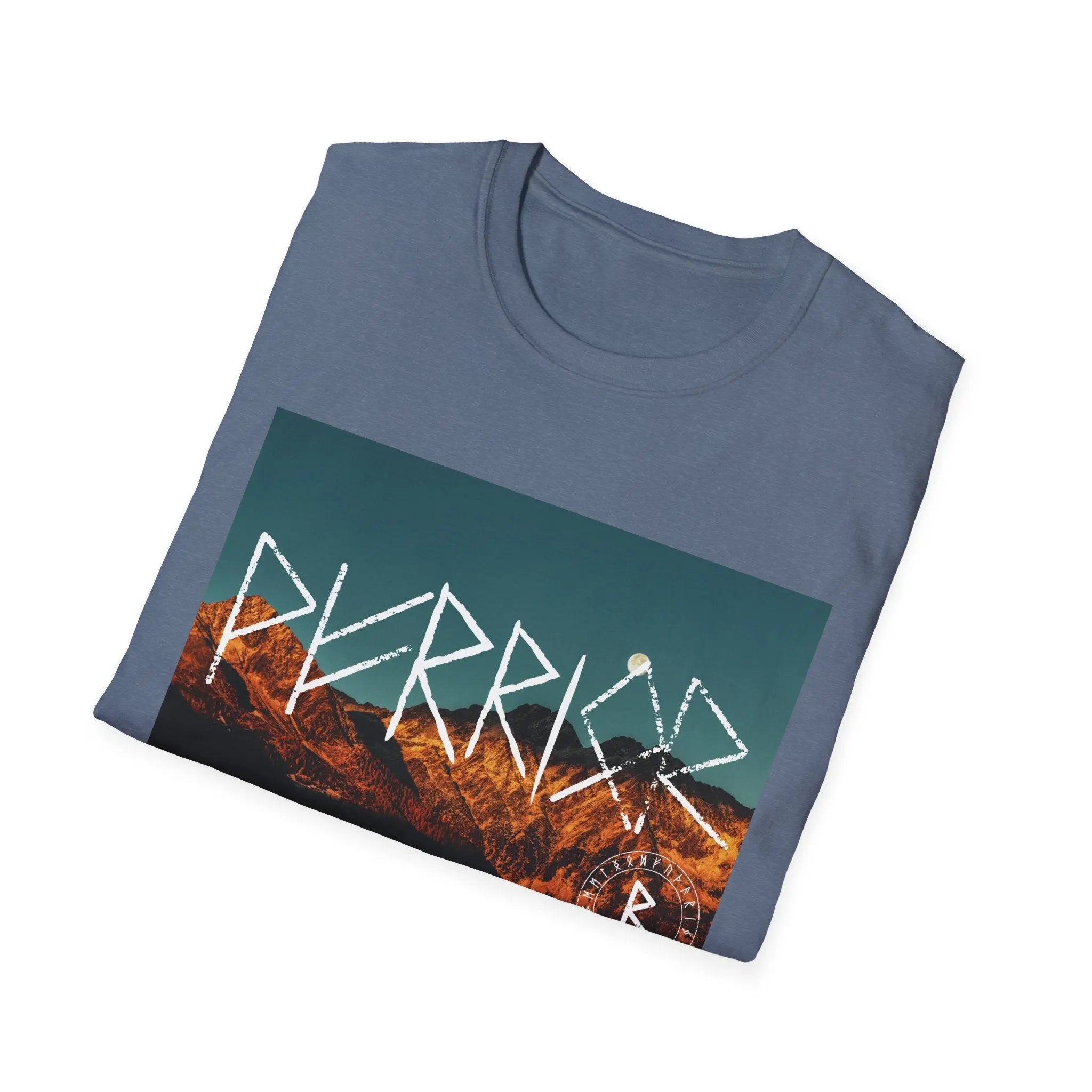 Printify Warrior Rune T-Shirt — Viking Rune Graphic Tee - T-Shirts T-Shirt