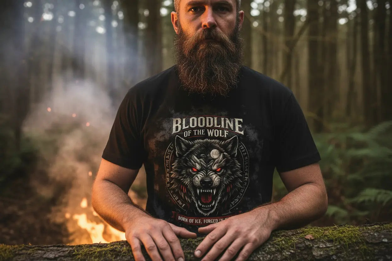 ODMPOD Bloodline Of The Wolf- Cotton Tee -