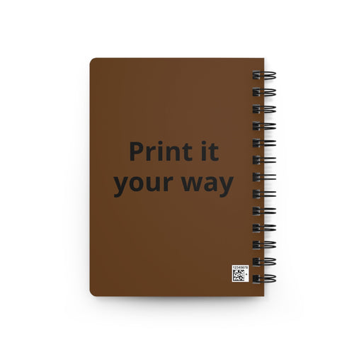 Bear Spirit Spiral Journal — Norse Rune Mandala Notebook