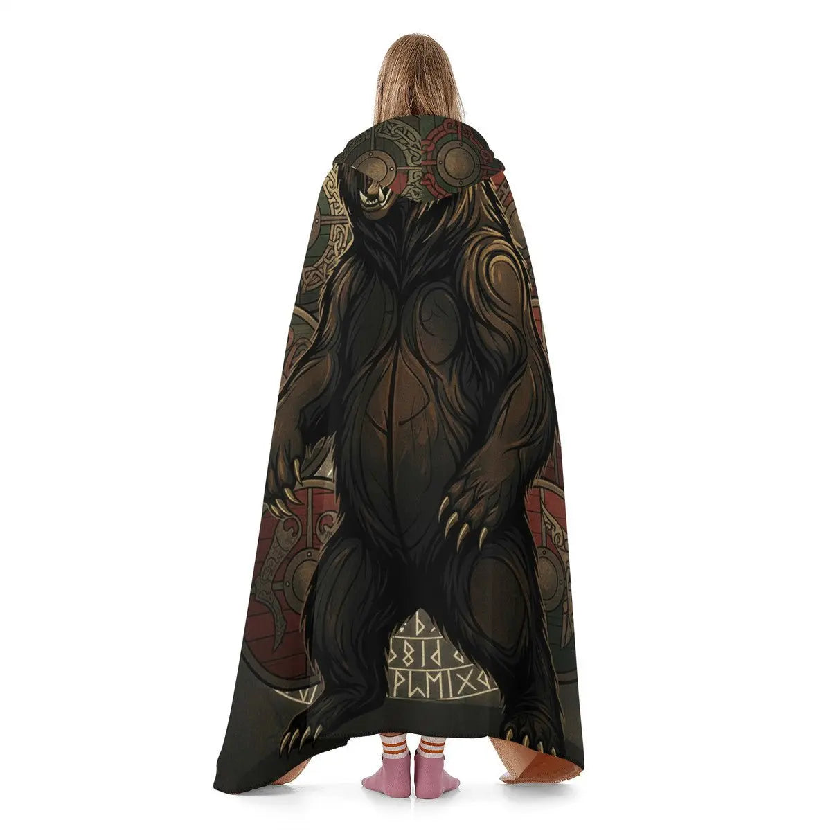 Valkyrie Threads! Berserker Fury Hooded Blanket - Blankets Hooded Blanket