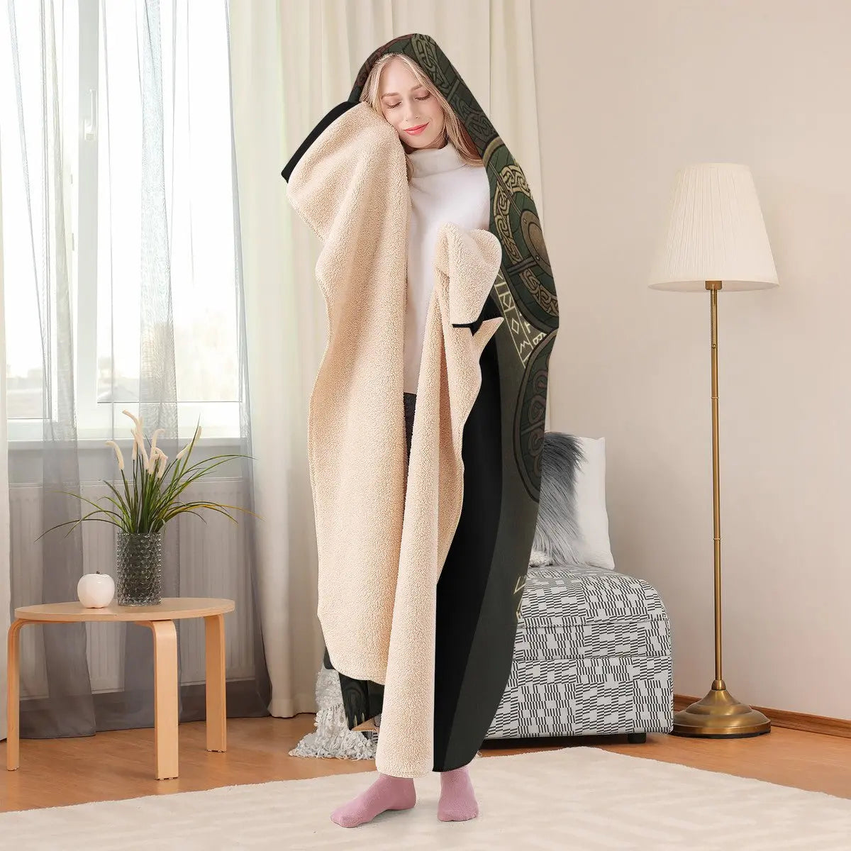 Valkyrie Threads! Berserker Fury Hooded Blanket - Blankets Hooded Blanket