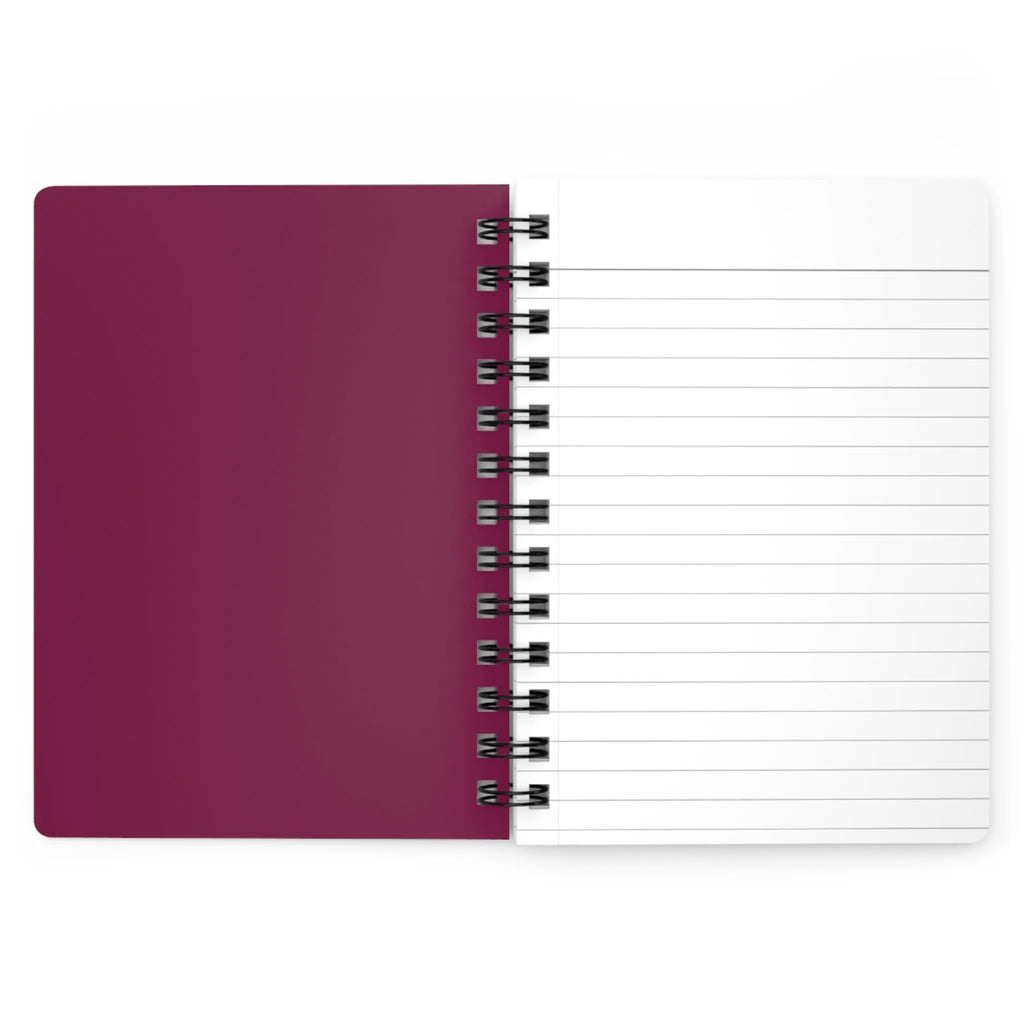 Printify Light in the Darkness Spiral Bound Journal — Inspirational Reflective Notebook - Journals Paper products