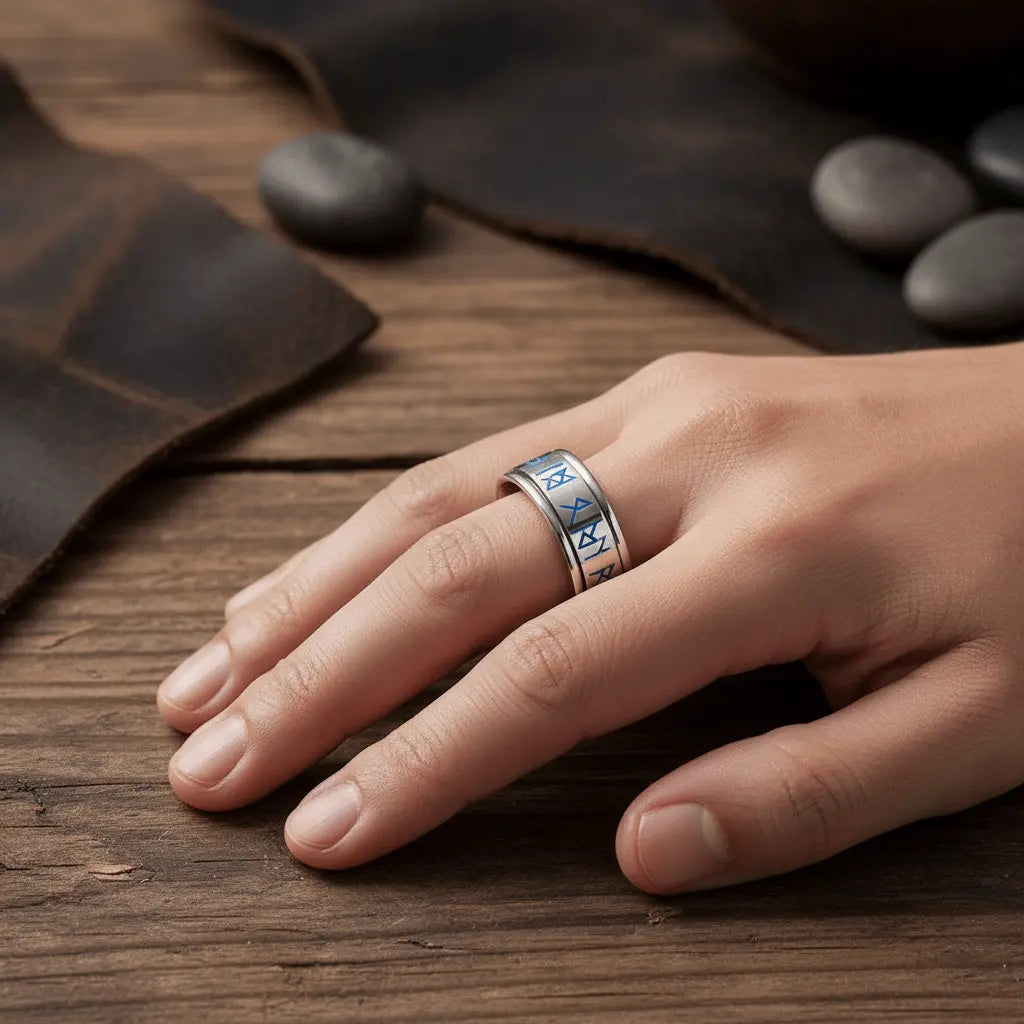 Valkyrie Threads! Nordic Rune Jewelry - Fate Spinner Ring | Limited Supply! - Rings Accessories