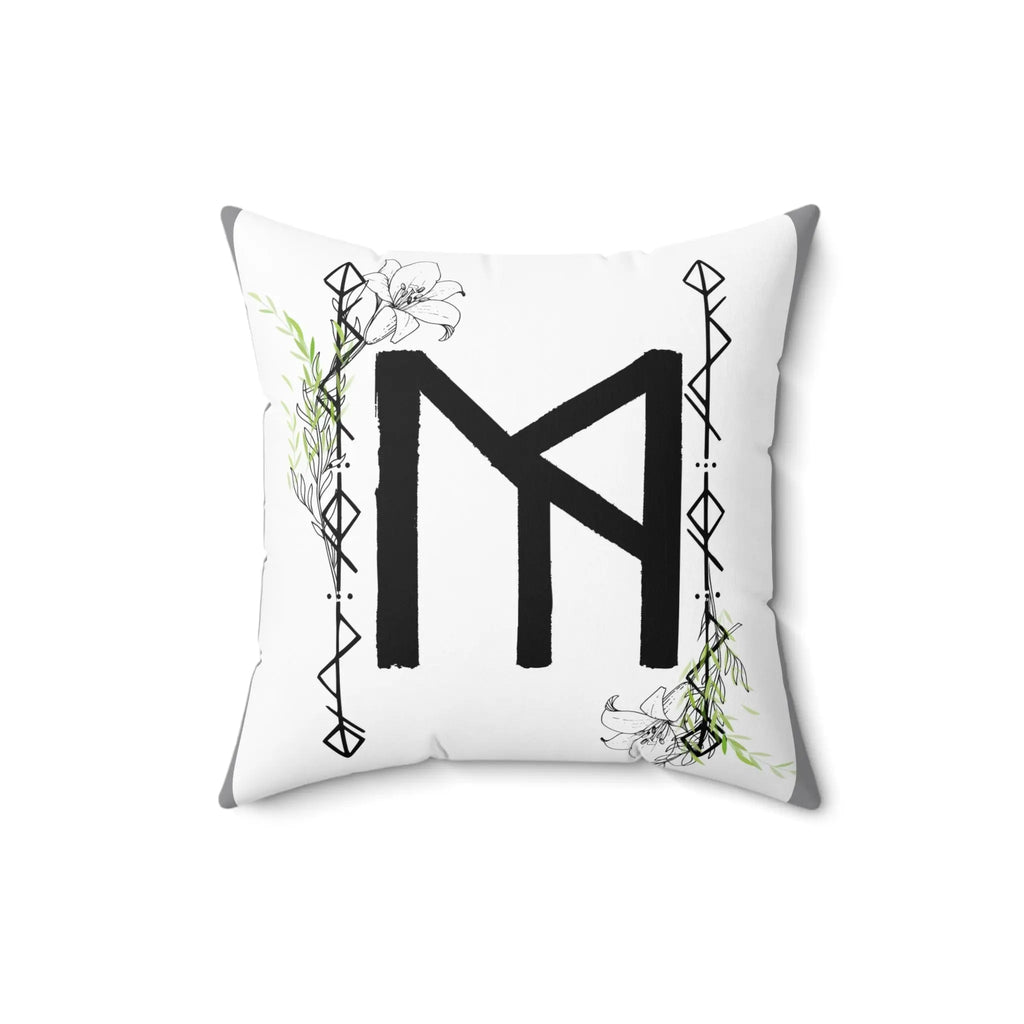 Printify Thor's Hammer Spun Polyester Square Pillow - Throw Pillows Home Decor
