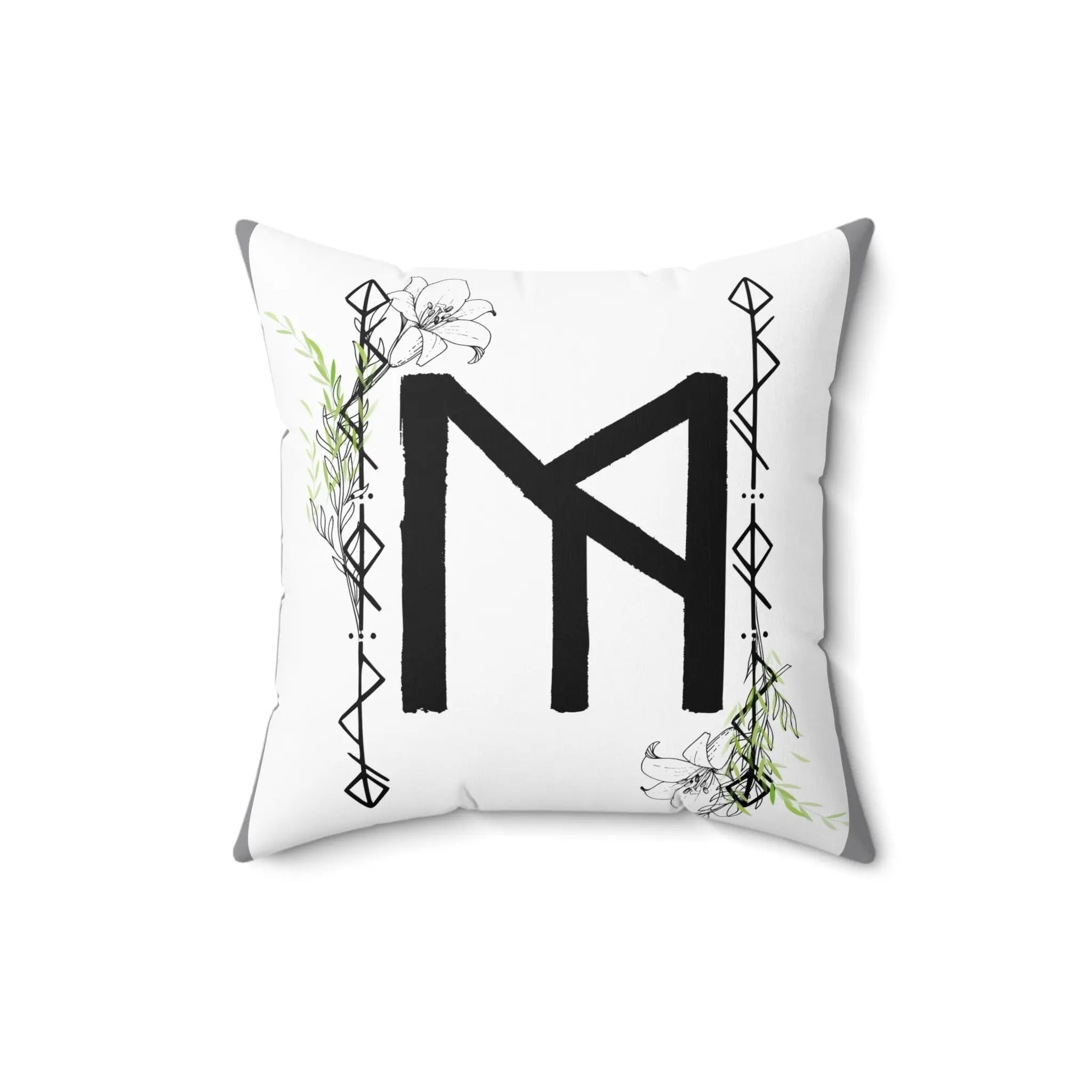 Printify Thor's Hammer Spun Polyester Square Pillow - Throw Pillows Home Decor