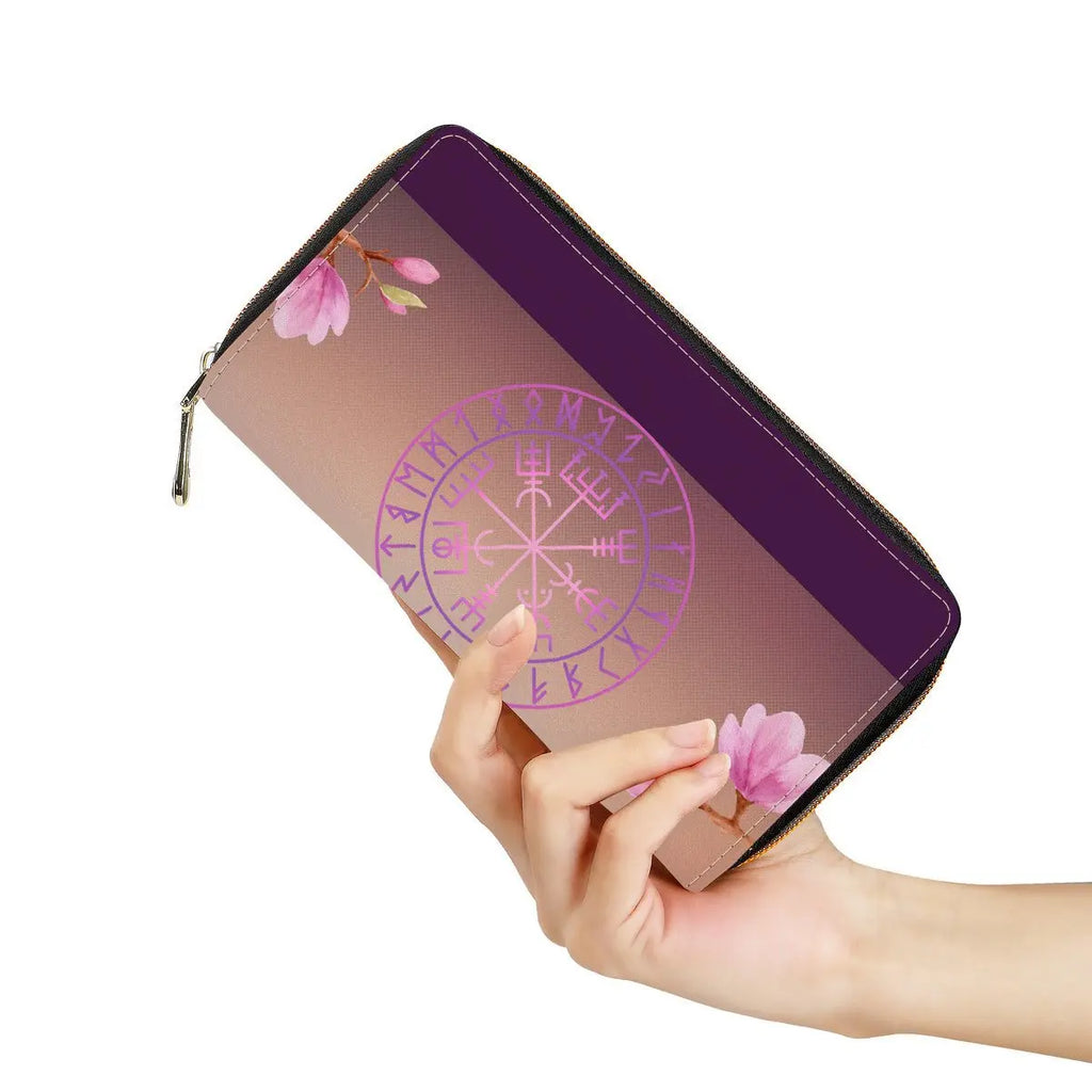 Valkyrie Threads! Vegvisir Design Purse Clutch - Wallets Clutch Bag
